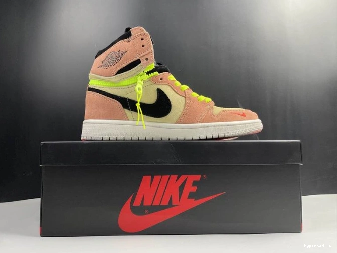 Air 1 Jordan Peach Switch High CW6576-800 0808